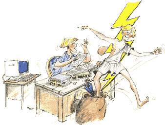 Papirio e lo studente al computer